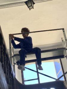 chantier cage d'escalier