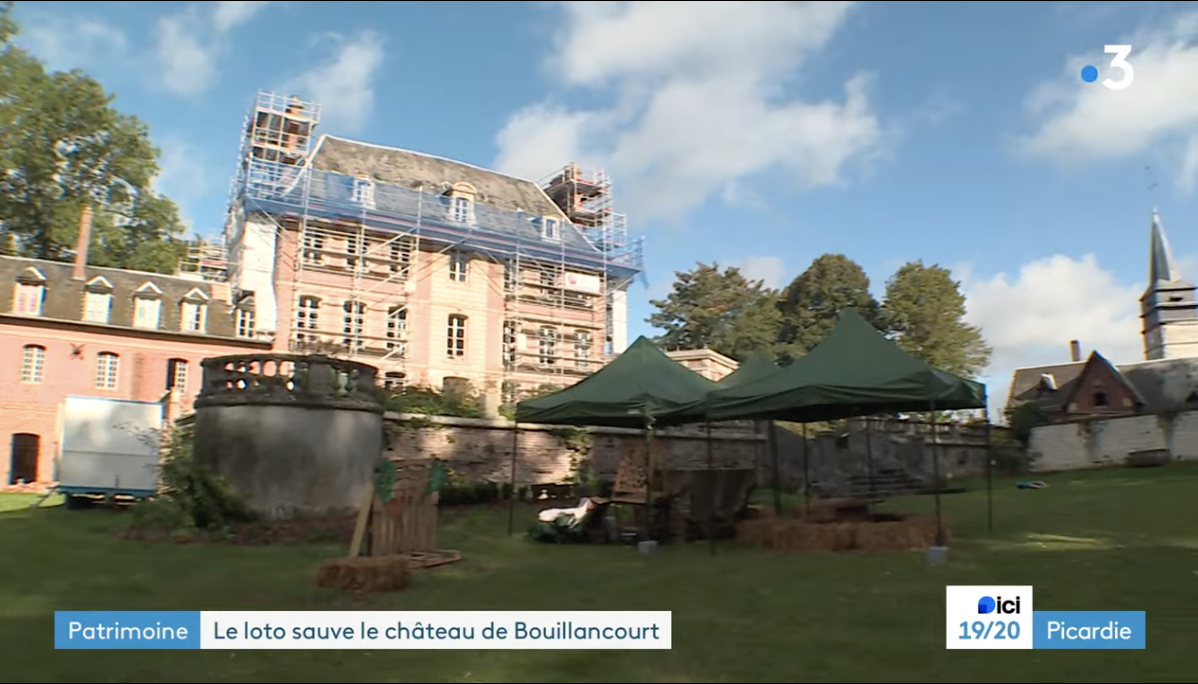 Château de Bouillancourt Reportage France 3 Picardie septembre 2023