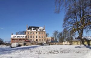 Château de Bouillancourt-en-Séry sous la neige