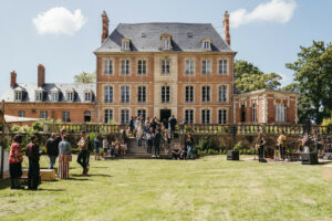 Château de Bouillancourt événement flamme olympique photo