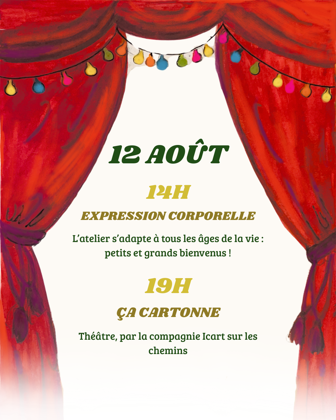 12 août 20h : Ca cartonne (théâtre humour)
