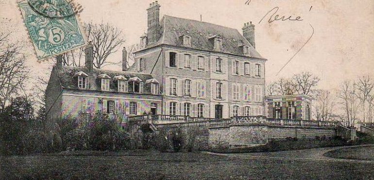 Carte Postale du Château de Bouillancourt vu du Parc